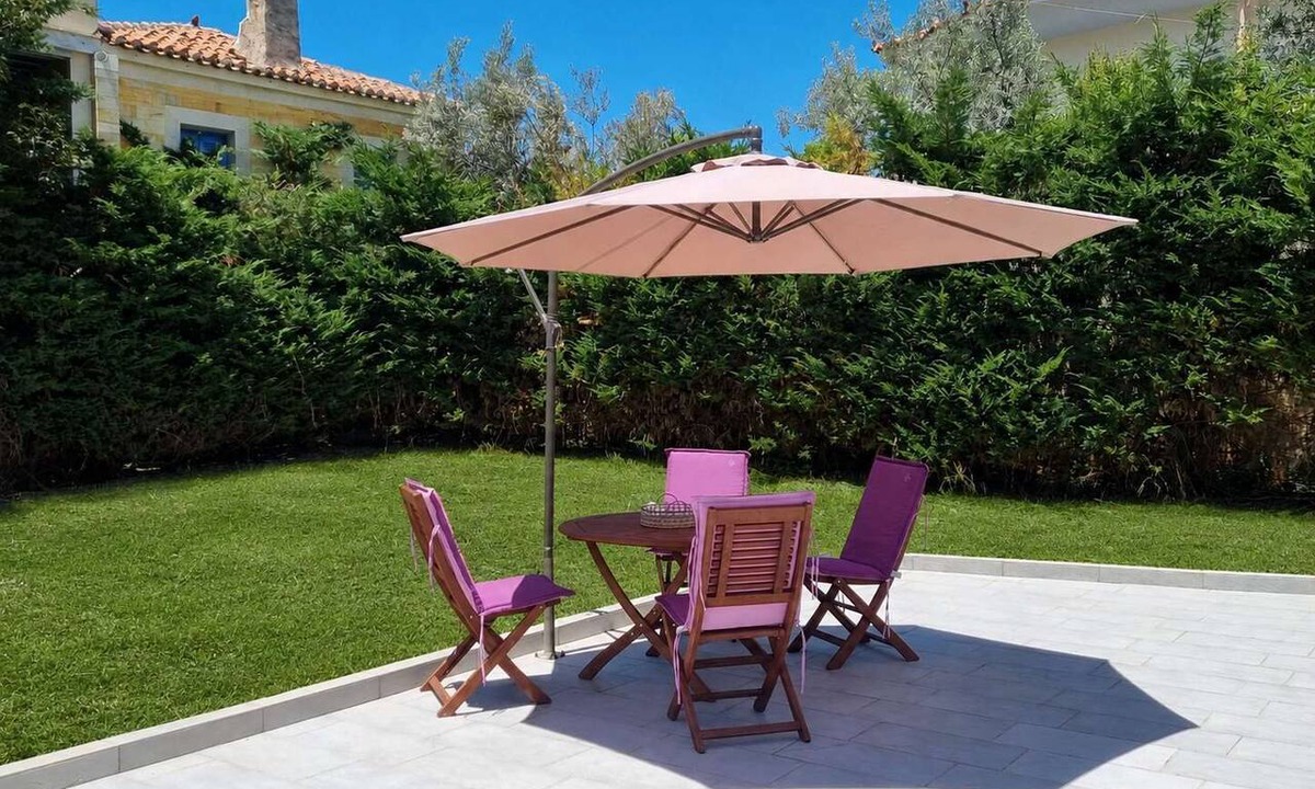 Argolis Region Apartment | Aithra Garden House - Modern Stay near Mycenae