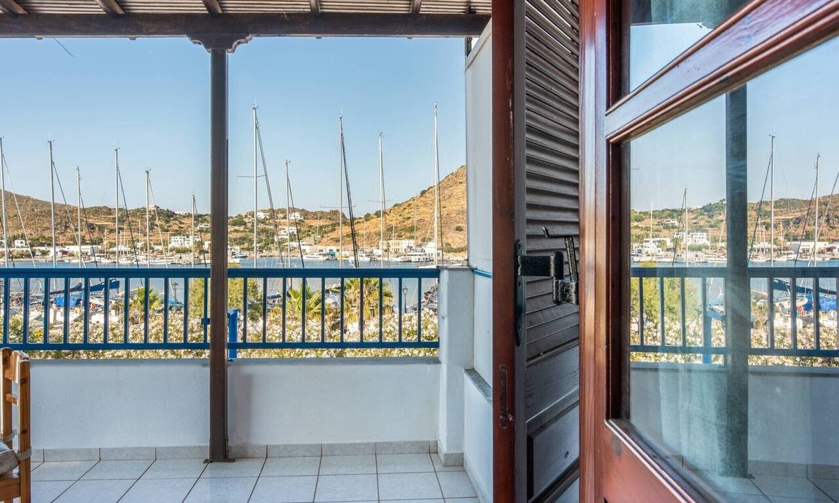 Skala Apartment | Anastasia's 1 Apartment with Private Balcony and Sea View