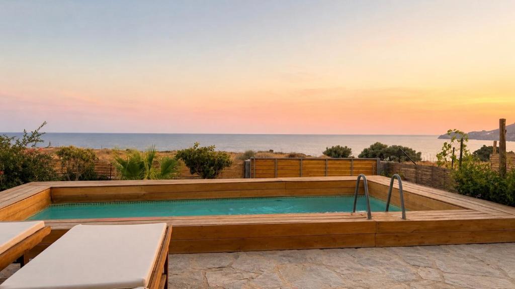 Minoa Pediada House | Andromeda Eco Private Villa Pool Tsoutsouros Crete