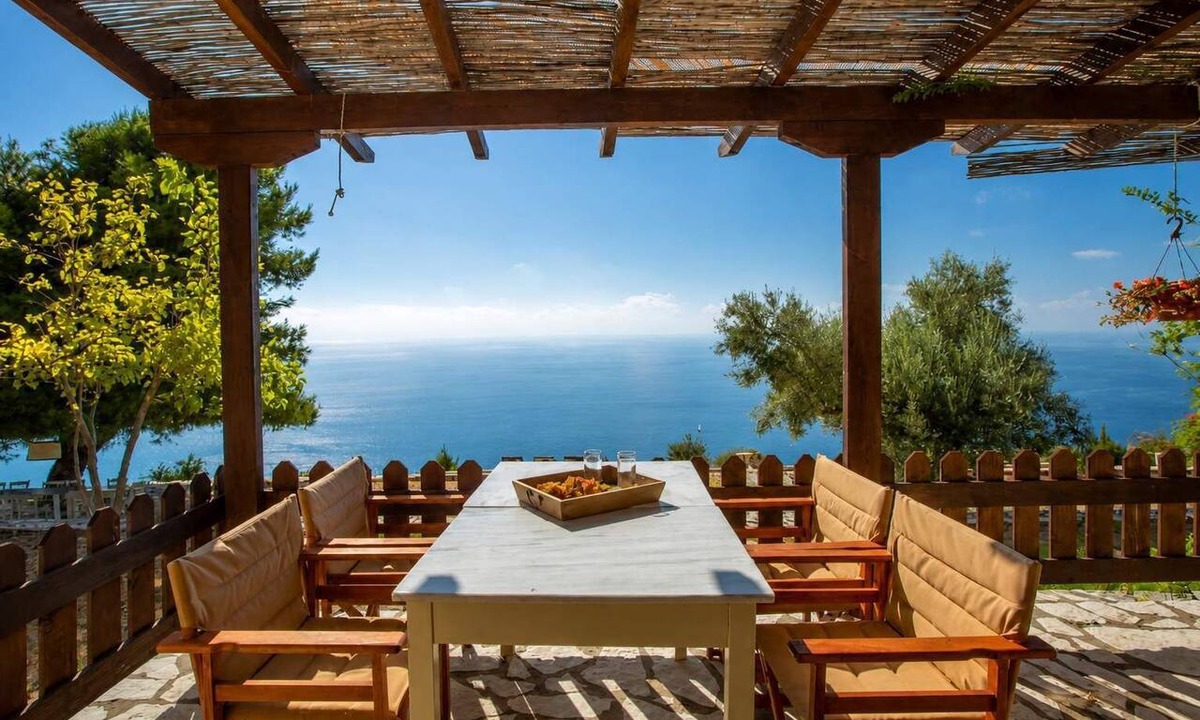 Athani Apartment | Anerada House - Seaview Stay Above Egremni Lefkada