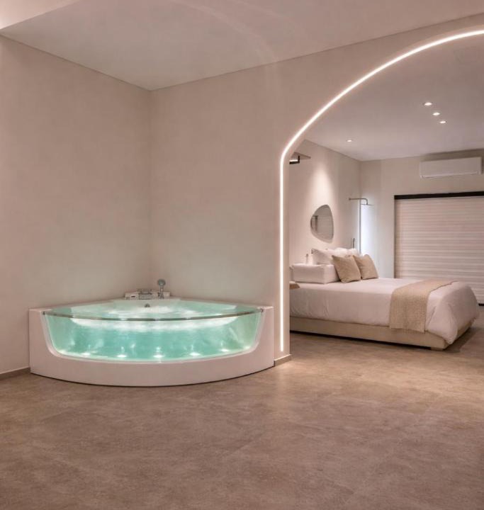 Petroupoli Apartment | Artemis Suite Romantic Jacuzzi Retreat Private