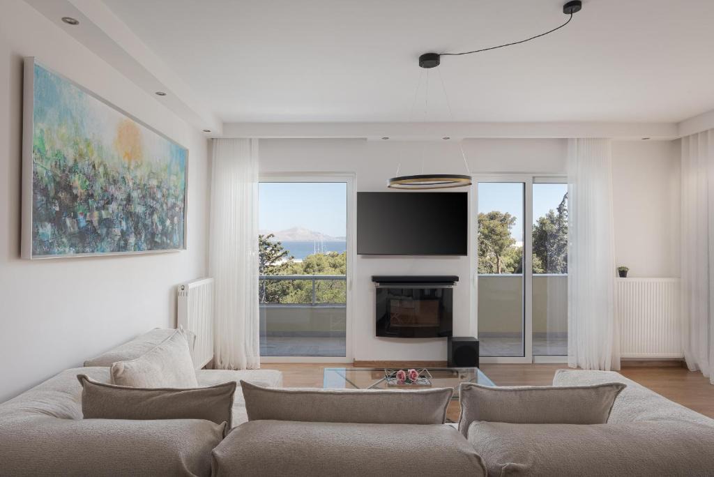 Varkiza Apartment | Athenian Riviera Sea View Penthouse