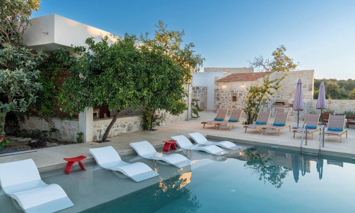 Geropotamos Villa | Authenticity and modern luxury combined together in the heart of Crete.