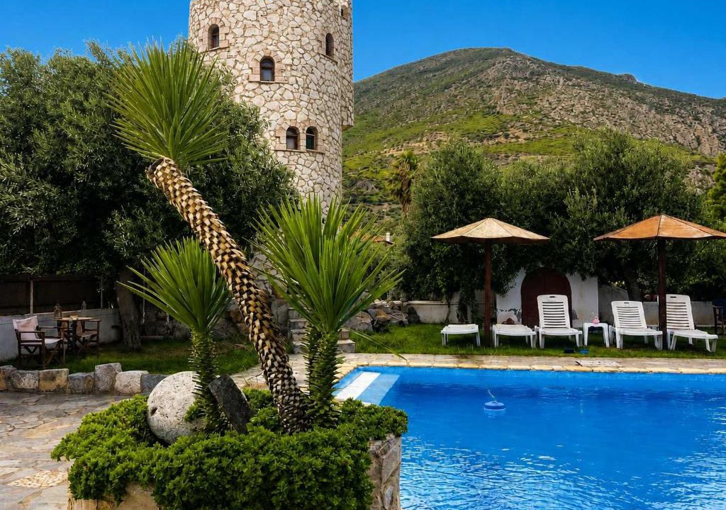 Platees House | Beach Livadostra StoneTower - Private Pool Retreat