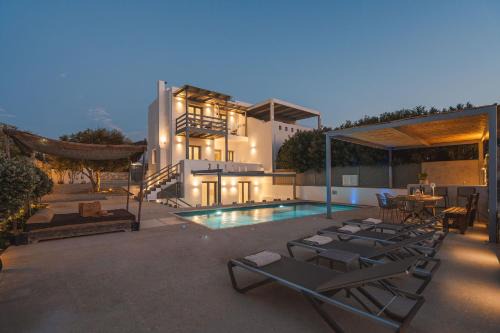 Naxos Villa | Cedar Forest Alyko Oceanfront 4BR Villa with Private Heated Pool & Beach Access