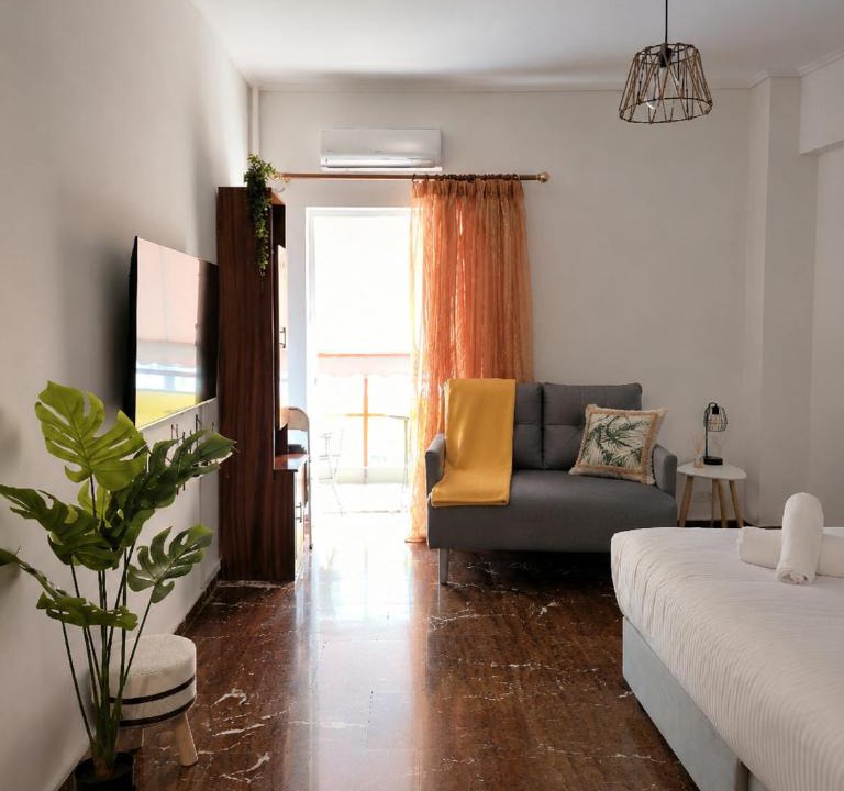 Attiki Apartment | Central Athens Home by Rod, 2BR for 5, Near 2 Metro Stations