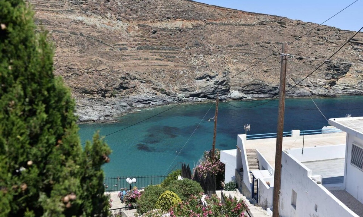 Kanala Villa | Country House 'Cycladic Villa In Antonides Beach' with Sea View, Wi-Fi and Air Conditioning