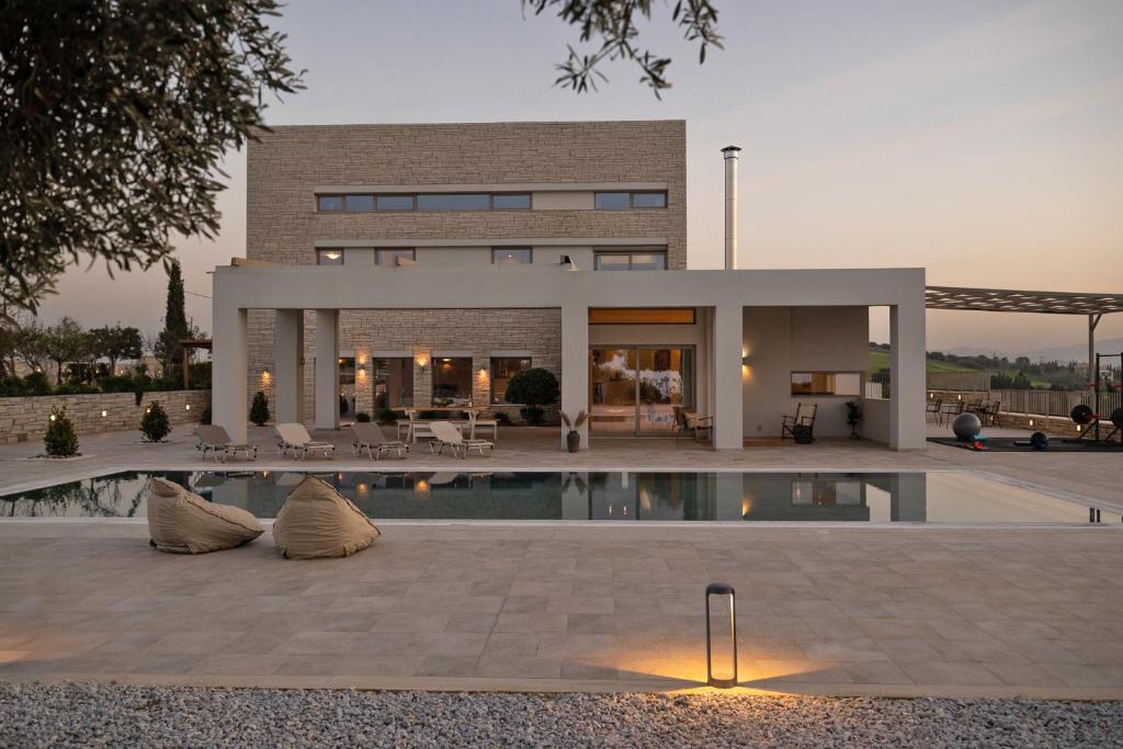 Archanes Villa | Diktamon Retreat with Private Pool and Sea Views