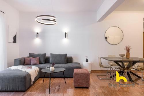 Kallithea Apartment | Elegant 3BR Residence - Whirlpool & Luxe Comfort