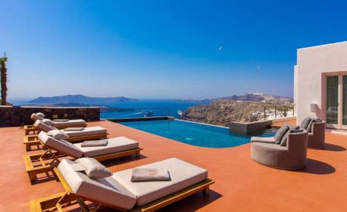 Santorini Villa | Glorious Santorini Villa Villa Imrahil 2 Bedrooms Breathtaking Sea View