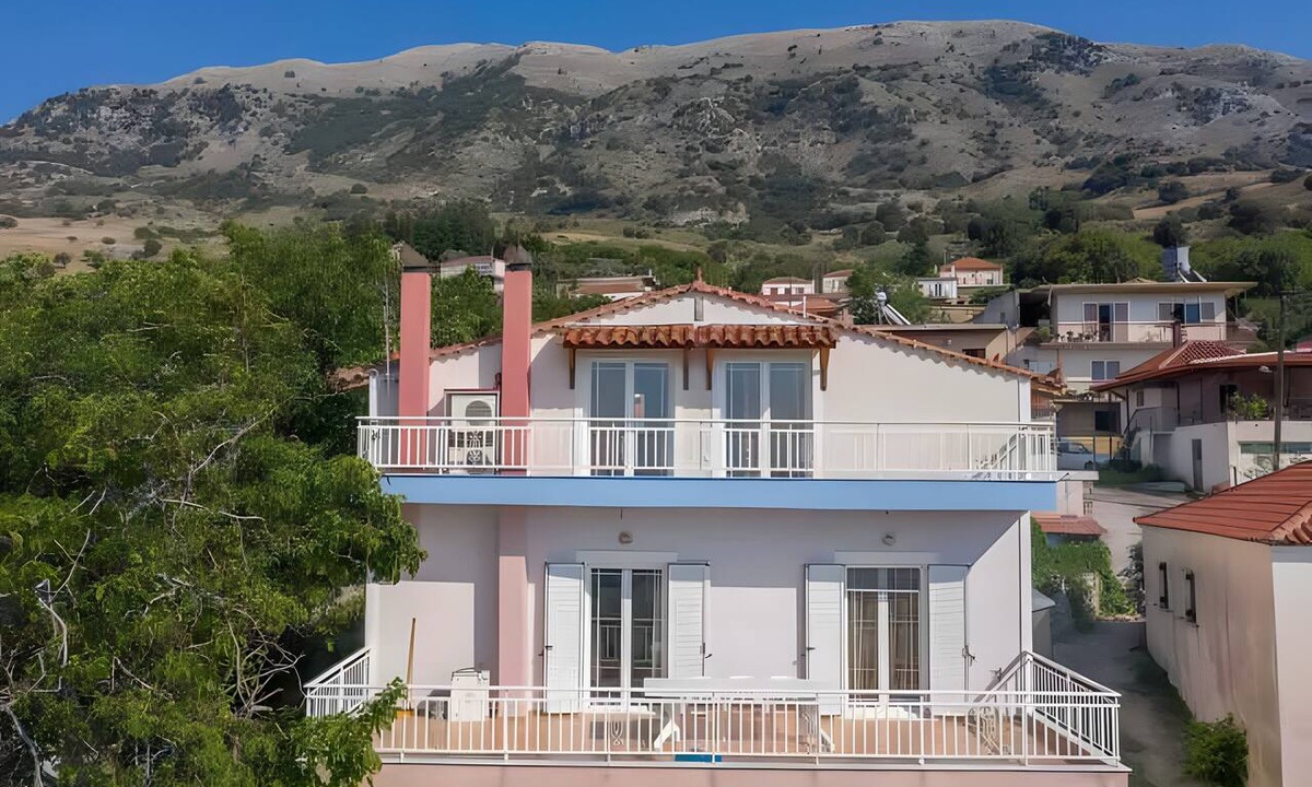 Erymanthos Municipality Villa | Hillside Hideaway mountain villa with views, shared terrace, and private garden