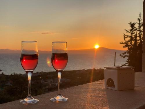 Lefktro House | Horizon Villa Mani - Seaview Family Home