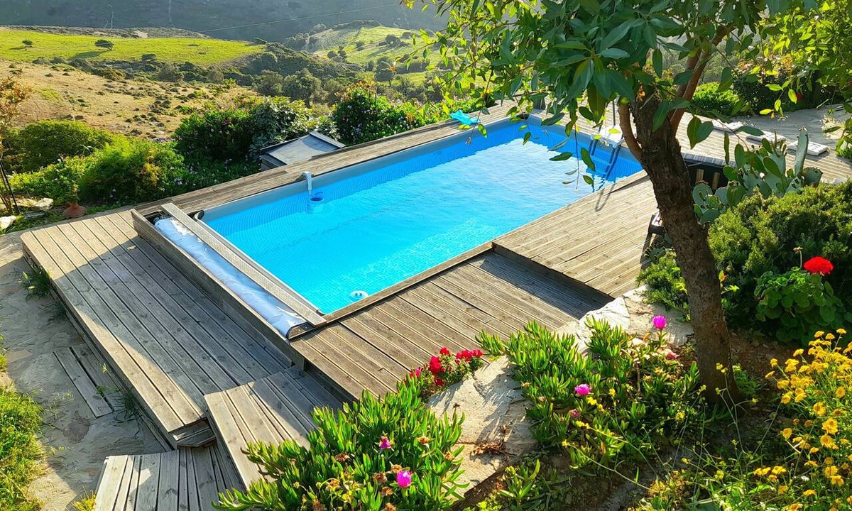 Andros Other | Kalliberry Cycladic stone cave with private pool & magnificent view