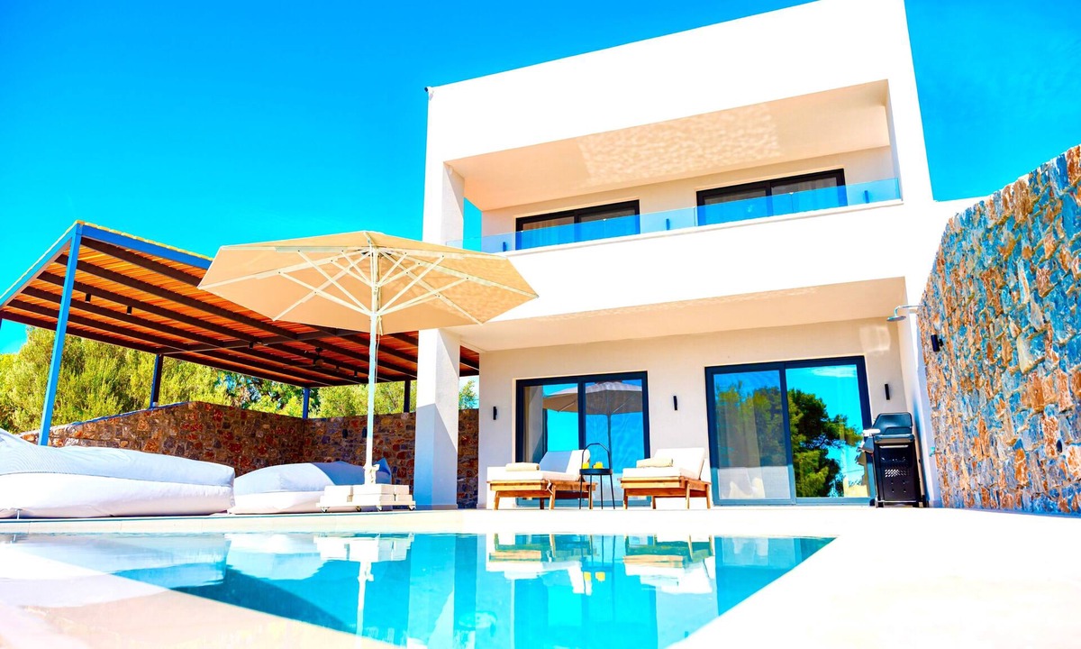 Pefkos Villa | Luxurious 6 persons Villa 'Selene 3' with private pool & mountain and countryside views