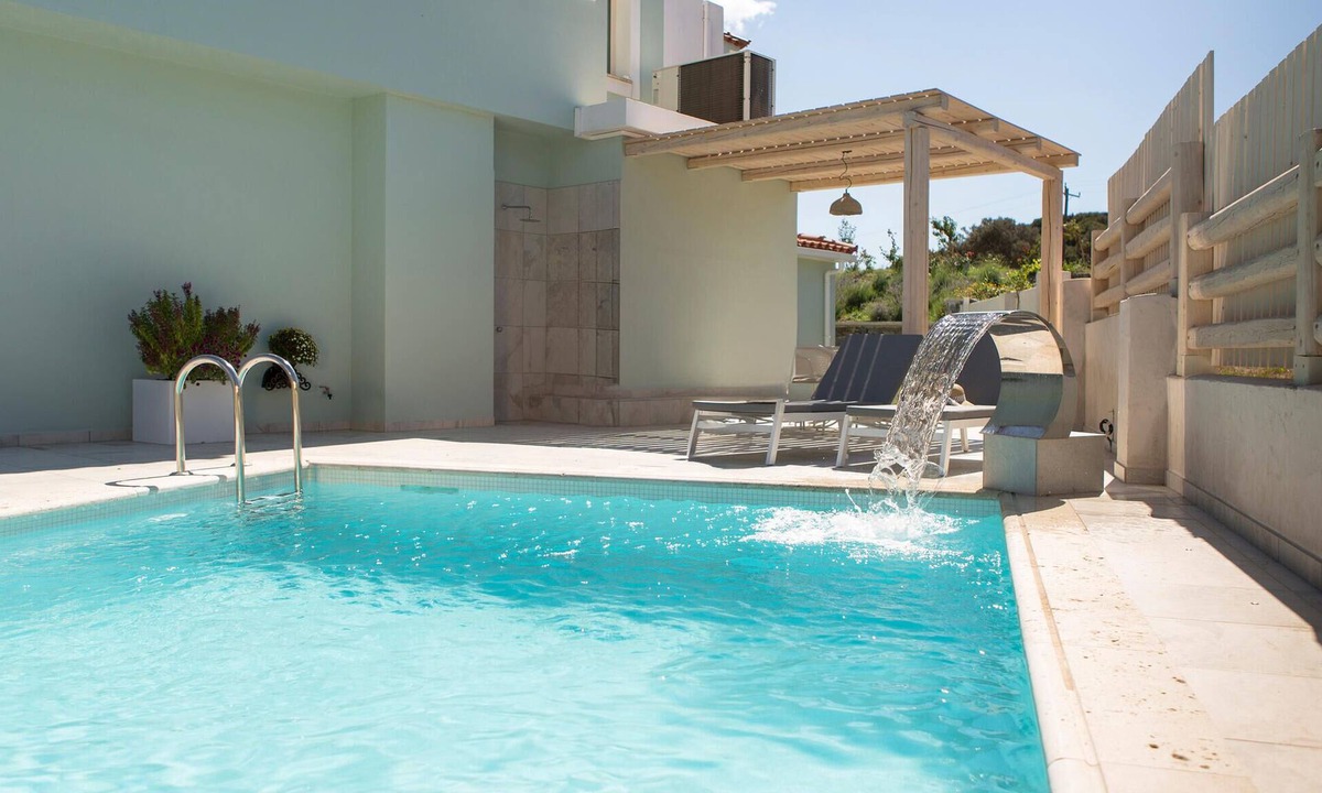 Paleokastro House | Luxurious home in Samos with house a panoramic view