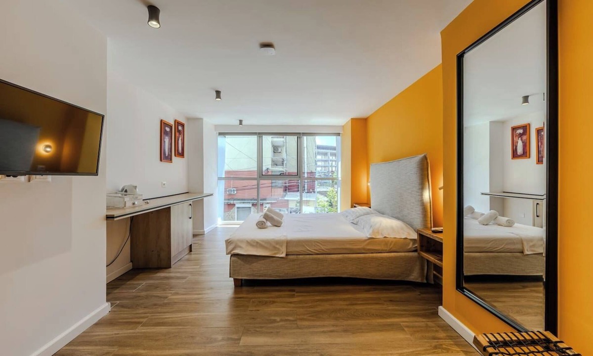 Durres Apartment | Orange Studio 104 | Love in Colours Collection by PikHost