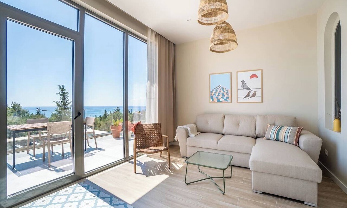 Dhermi Apartment | Riviera View | 2BR Apartment in Drymades by PikHost