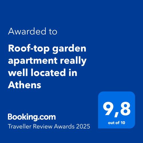 Moschato-Tavros Apartment | Roof-top garden apartment really well located in Athens