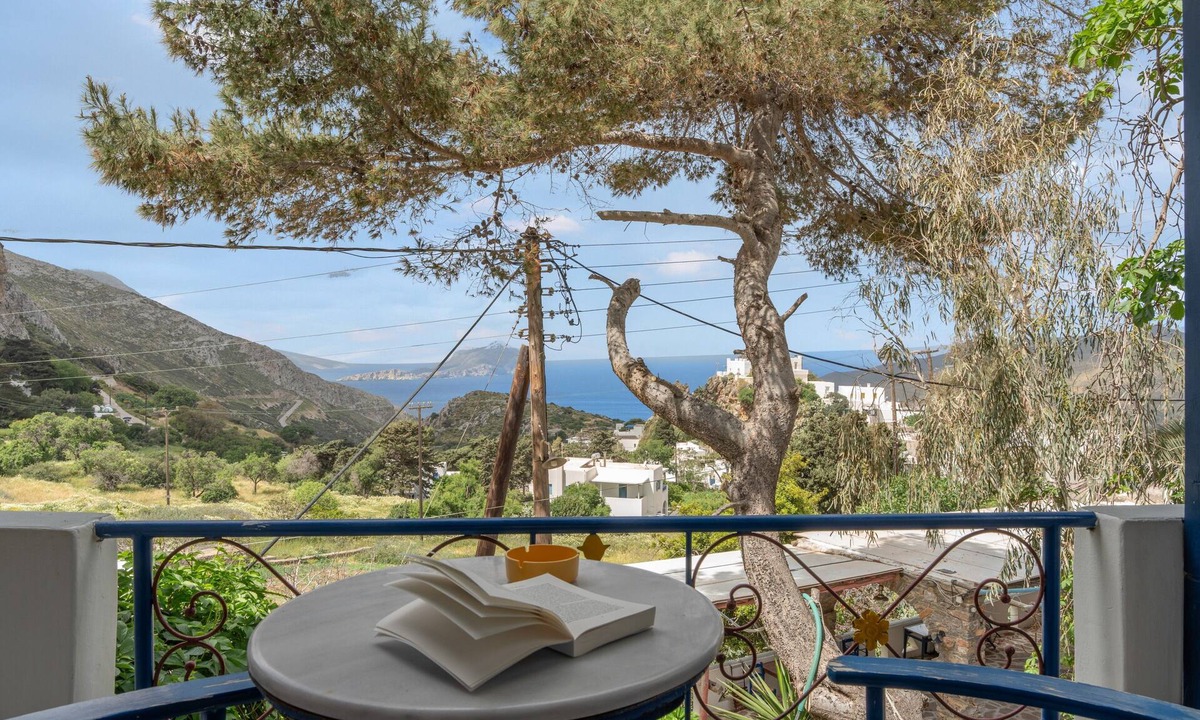 Aegiali Apartment | Room 13 at Pagali Hotel with Sea View
