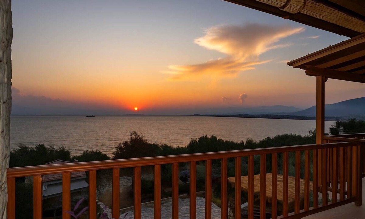 Paralia Vergas House | Seafront Verga Stone Haven - Waves' Embrace