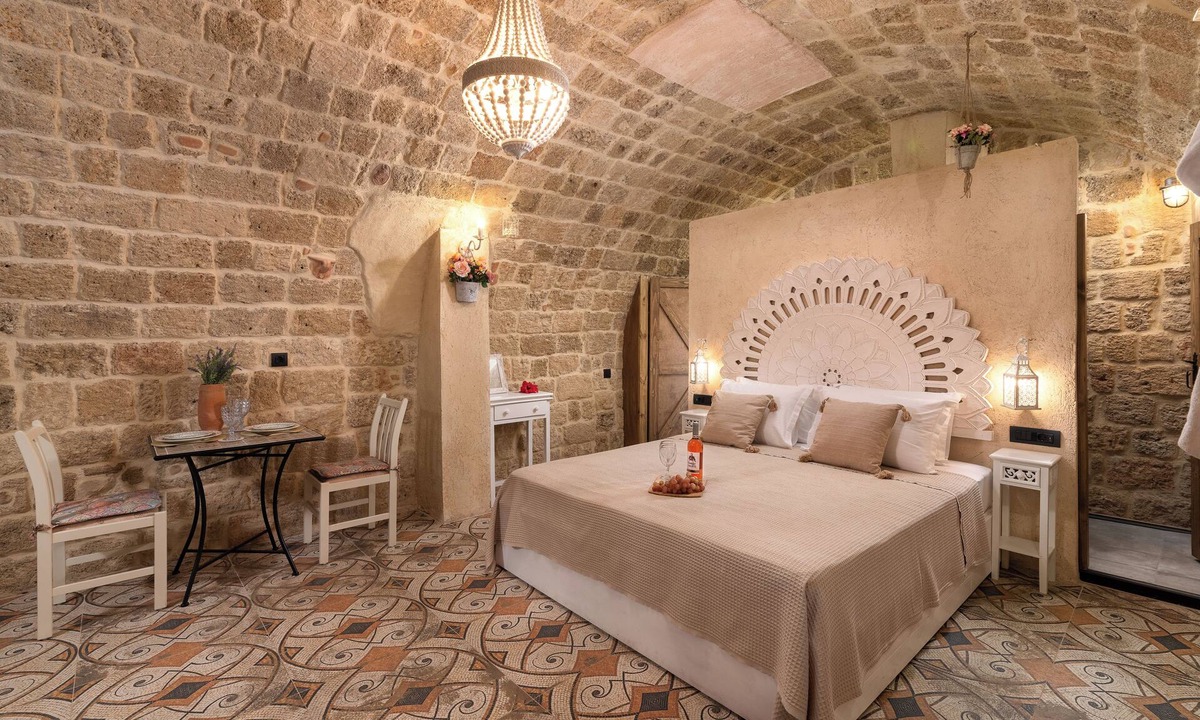 Rhodes Old Town Apartment | Stone Cave Suite