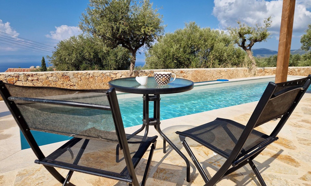 Kardamyli Villa | Stunning villa with breathtaking mountain and sea views and private pool.