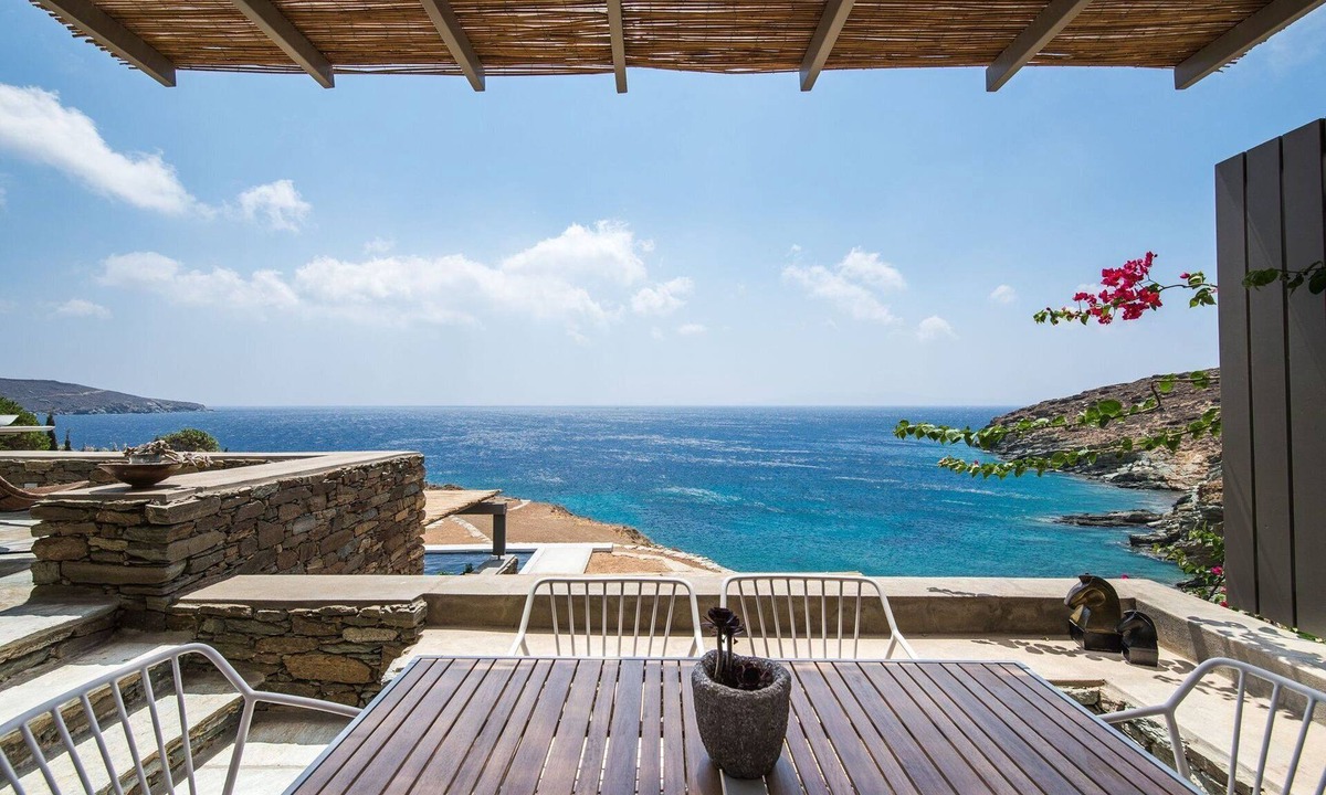 Agios Romanos Villa | Superb Tinos See Front Villa | Villa Themis | 1 Bedroom | Breathtaking Sea.