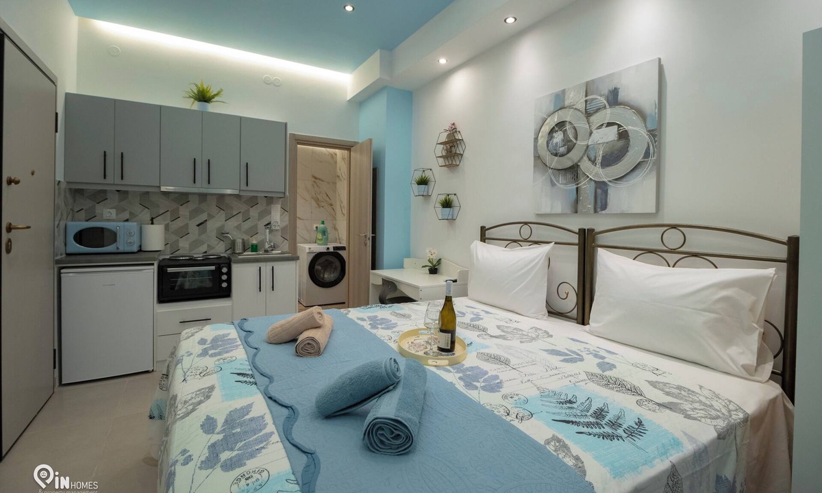 Aigaleo Apartment | The Aqua - Stylish & Comfy Studio in Egaleo/Athens