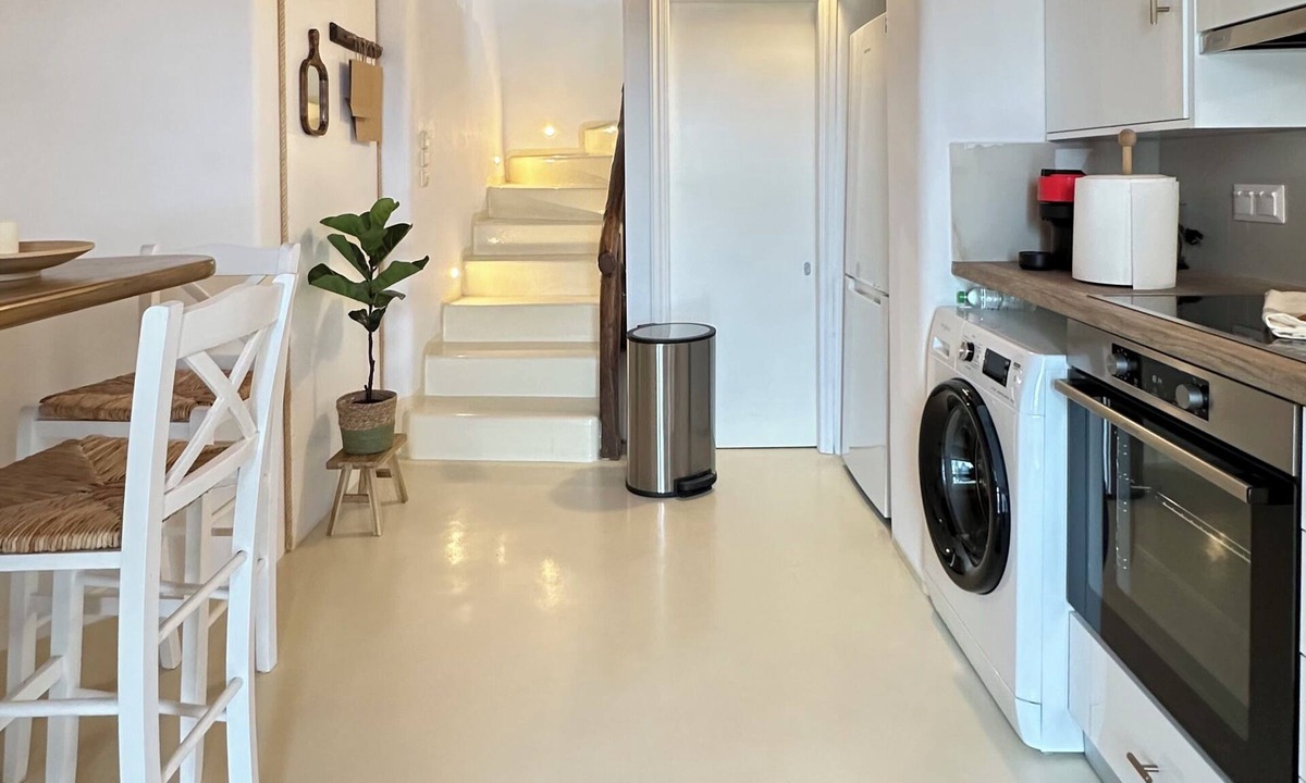 Mykonos Town Villa | Villa 140sqm 2floor in Marathi, 4 p, Sunset view, Private Parking