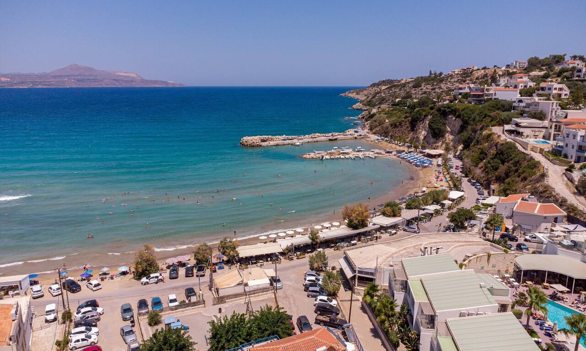 Almyrida Villa | Villa Antonia steps from the sea, Wi-Fi, air conditioning