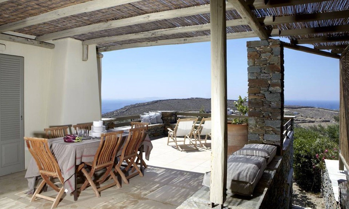 Agios Fokas Villa | Villa Mirethiax, Divine Sea Views, Furnished Terrace, Tinos