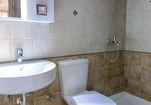 Apartment for 2 people with a beautiful sea view just 50m from the beautiful sandy beach in Agios Georgios Pagi