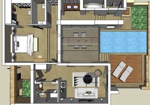 Excellent Halkidiki Villa | Ocean Villa 1 | 1 Bedroom | Stunning Sea Views in Aristotelis
