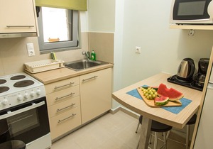 One Bedroom Apartment with a breezy Sea-View balcony. Breakfast included. in Lefkada