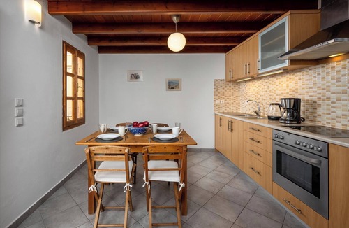 Symi Apartment | 1st floor Red - Over The Sea Apartments with sea view