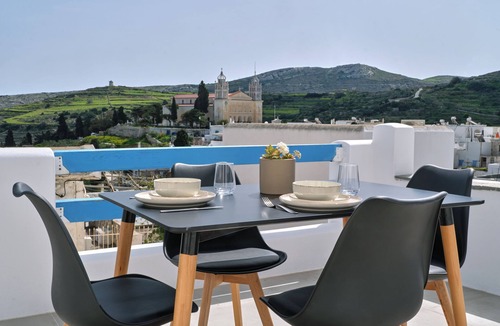Lefkes House | A beautiful modern house, with equipped kitchen, 2 bedrooms and an amazing view