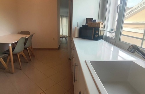 Molos Apartment | A central two bedroom apartment at Lefkimmi with all modern facilities.