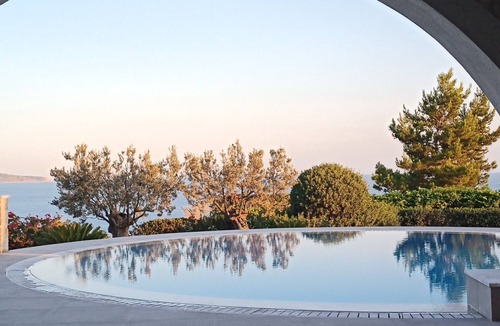 Ermionida Villa | A Private Villa at a Prime Location, Just Off the Rocky Shore. Swimming Pool.