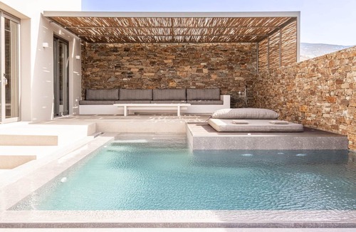 Tinos Town Apartment | Alluring Tinos Beachfront Suite | Adults only | Aegean Secrets Site | Private.
