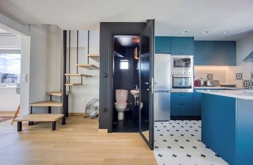Athens Apartment | Amazing Acropolis Views Penthouse in Buzzy Gazi