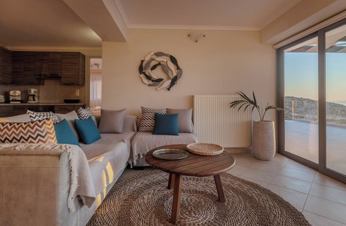 Elation House | Amazing sea view and private pool - Blue Sea House at 200 m from the beach