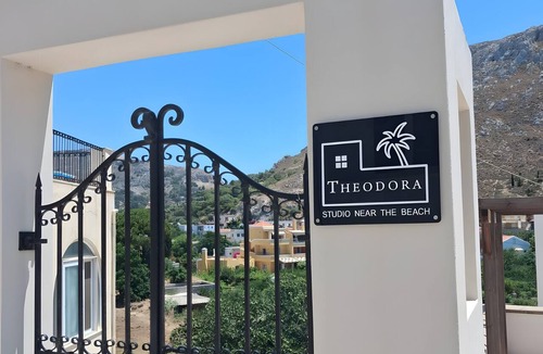 Kalymnos Apartment | Apartment 'Theodora' with Private Terrace, Wi-Fi and Air Conditioning