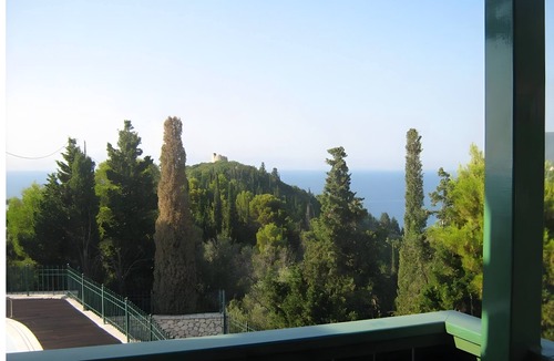 Agios Nikitas Apartment | Apartment 'Villa Milia - Sea View' with Sea View, Wi-Fi and Air Conditioning