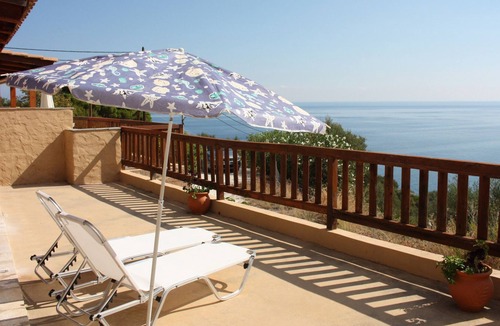 Xirokastello Apartment | Apartment with amazing sea view and large veranda