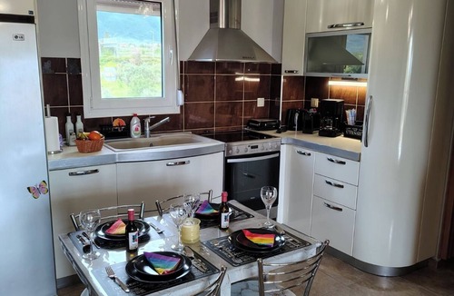 Leptokaria Apartment | Athanasiou Apartment with Sea & Mountain Views