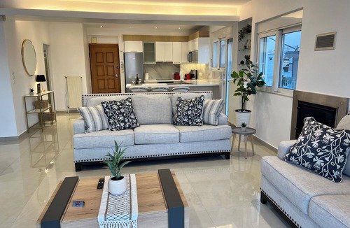 Palaio Faliro Apartment | Athens Penthouse View ACROPOLIS/Sea Huge Terrace Entire Floor yours