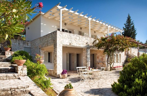 Katsimatika Villa | Beautiful Family Villa with Sea Views & Shaded Terraces near Beach