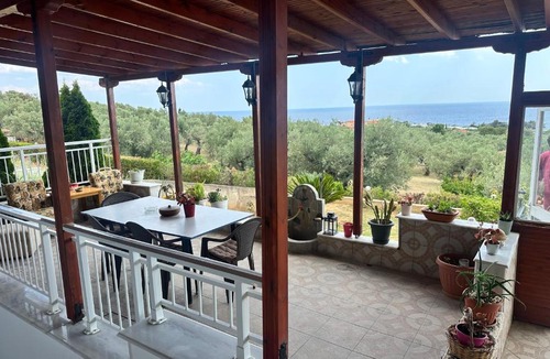 Alexandroupoli Apartment | BLUE PANORAMA EMERALD with Amazing Sea View - Lower Ground Floor - FREE PARKING