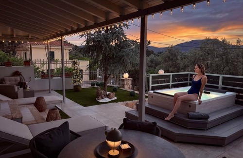 Nafplion City Centre Villa | Blue Topaz Spa Cottage - Private Jacuzzi Retreat