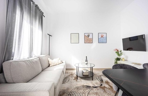 Vyronas Apartment | Bright Cozy 2BR l Private Balcony & Work Corner